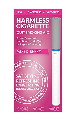 Pitillera para dejar de fumar Harmless Cigarette de Quit Smoking Aid para reducir la ansiedad, ofrece satisfacción y eficacia, color Mixed Berry Set, tamaño 1 pack