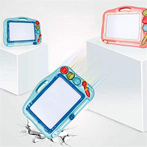 Pizarra Magnética Infantil Mágica Grande Juguete Educativo y Creativo de Color Tablero de Dibujo Borrable Navidad para Niños de 3 años o más,Blue