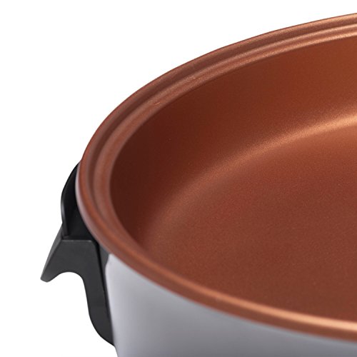 Pizza Pan Sartén Eléctrica Multifunción de 40 cm. de Diámetro y 7 cm. de Profundidad. 1500W. Paellera Arrocera Multicazuela