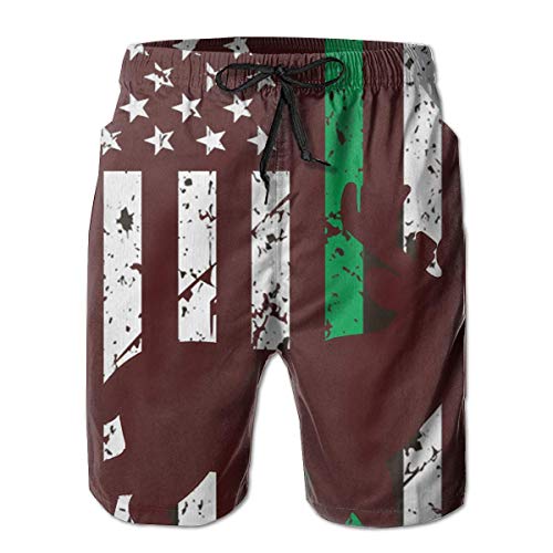 PKPK Shorts de Playa No me pises Serpiente Pantalones Cortos de Moda para Hombres Shorts de baño de Secado rápido Shorts de Playa