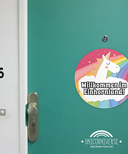 Placa de unicornio, país de los unicornios, decoración de pared, letrero para puerta, idea de regalo para fiesta de inauguración y cumpleaños, regalo para fans de los unicornios, divertida sorpresa.