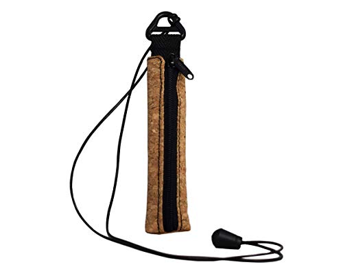 Plan B Funda Protectora vapeador MYBLU Corcho - 12,5 X 3,3 cm cordón de 100 cm Corcho Natural Hecha a Mano en España