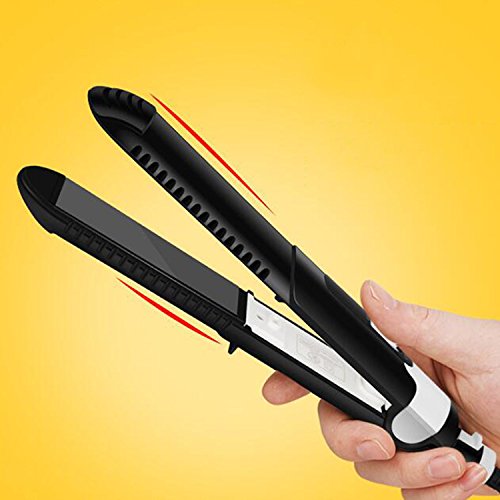 Plancha de Pelo Placas Profesionales de Cerámica para Cabello Húmedo y Seco Calentamiento Instantáneo hasta 200º C Placas Flotantes de 88 mm Portátil Mini Enderezador