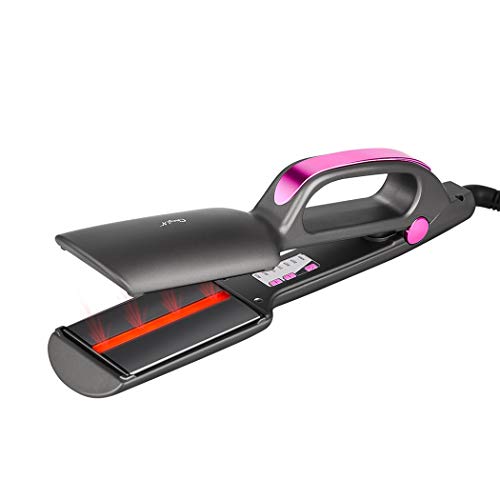 Plancha del Pelo，Planchas del Pelo Profesionales，Protege el Cabello, Elimina la Electricidad Estática, Operación Conveniente, Calentamiento Rápido-CkeyiN
