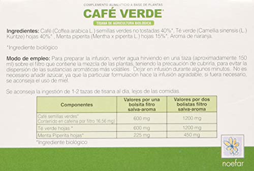 Planta Medica Infusion Cafe Verde - 20 Sobres