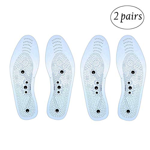 Plantilla de masaje magnética para terapia terapéutica, almohadillas gel para pies transpirables y saludables, luchar contra la fascitis plantar y aliviar el dolor de pies para hombres y mujeres