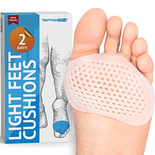 6 almohadillas metatarsianas, almohadilla plantar de gel, nuevo material,  cojín de gel para pies, transpirable y cómodo, alivia el dolor plantar,  neuroma de Morton, para hombres y mujeres.