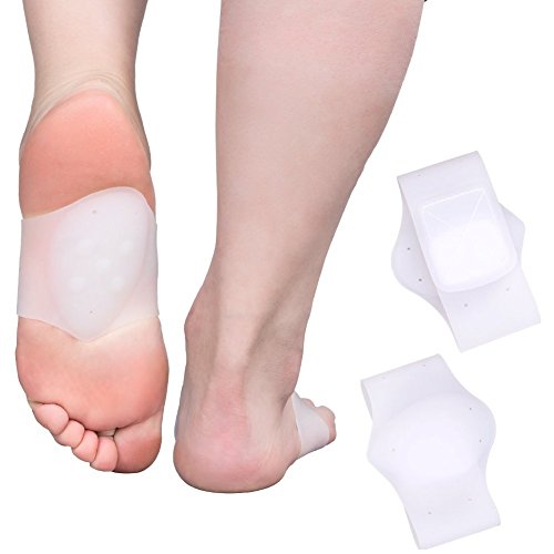 Plantillas originales – 1 par / 2 unidades – Almohadillas de gel suaves para pies planos, fascitis plantar y alivio del dolor, ideal para la reducción del dolor en la vida cotidiana.