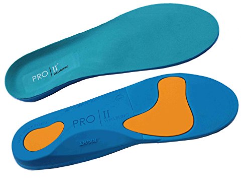 Plantillas ortopédicas para zapatos de deporte, trabajar o caminar, de Pro11, color Azul, talla M