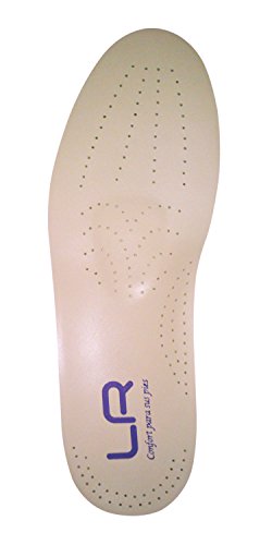 Plantillas Ortopédicas Pies Cavos Piel 1ªCal.Soporte en el puente y el metatarso, refuerzo en el talón.Alivio del cansancio y molestias.Pisada supinadora.Fabricadas en España. (43)