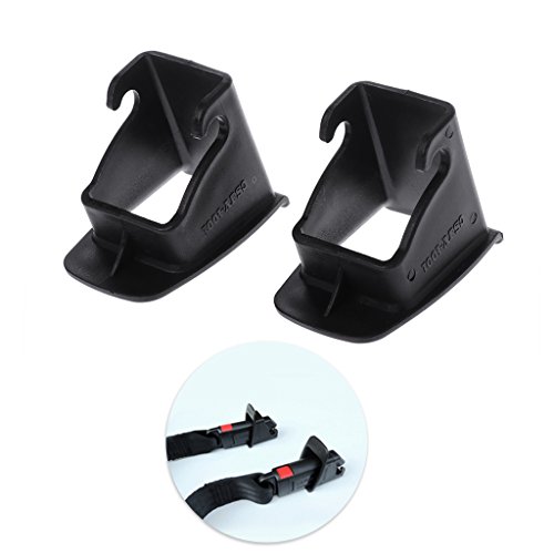 planuuik 1 par de Asiento de bebé para automóvil ISOFIX Latch Belt Connector Guía de guía Groove
