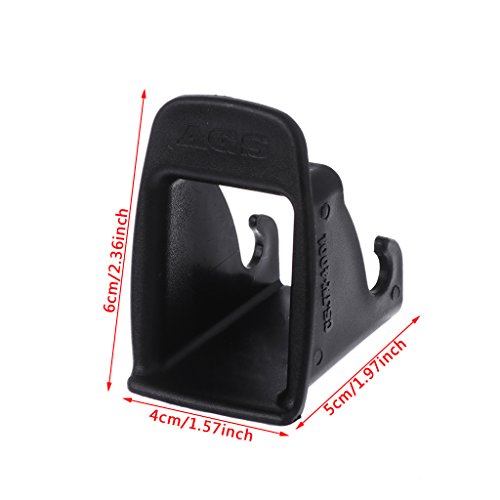 planuuik 1 par de Asiento de bebé para automóvil ISOFIX Latch Belt Connector Guía de guía Groove