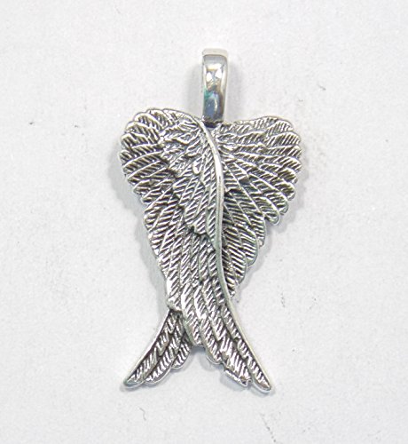 Plata colgante ángel de llamadas, muy bien trabajado de alas de ángel de plata de ley 925