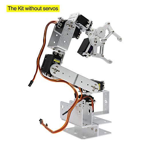 Plata rot3u 6DOF aluminio robot mecánico brazo robótico Clamp Pinza para para Arduino