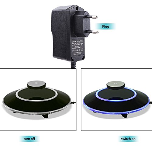 Plataforma de levitación magnética, exhibición de la plataforma de la revolución de los iones flotantes de Maglev del LED Exhibición del regalo del escaparate con tecnología de flotación EZ