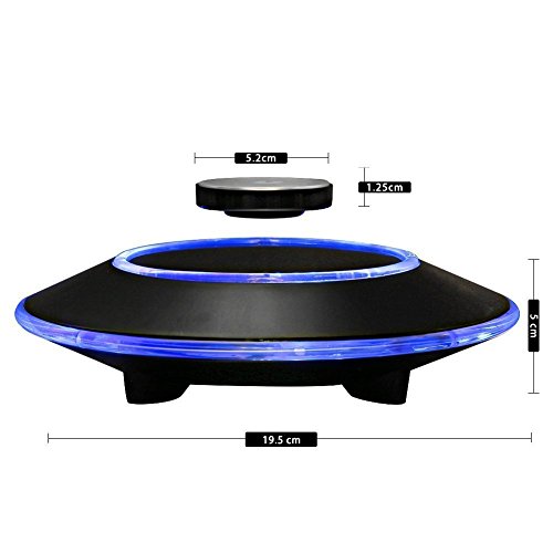 Plataforma de levitación magnética, exhibición de la plataforma de la revolución de los iones flotantes de Maglev del LED Exhibición del regalo del escaparate con tecnología de flotación EZ
