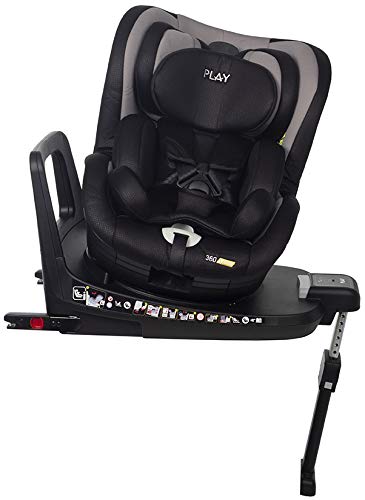 Play 360 iSize 30361 310 - Silla de coche Isize, Gris