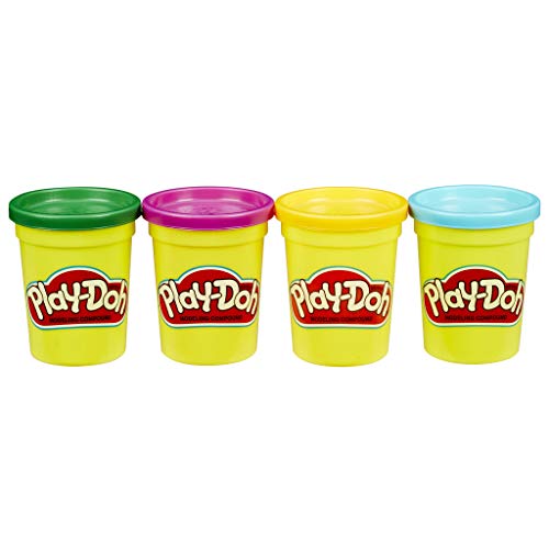 Play-Doh-B6510 Pack 4 Botes (Hasbro B5517) , color/modelo surtido