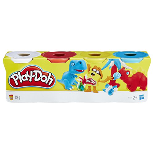 Play-Doh-B6510 Pack 4 Botes (Hasbro B5517) , color/modelo surtido