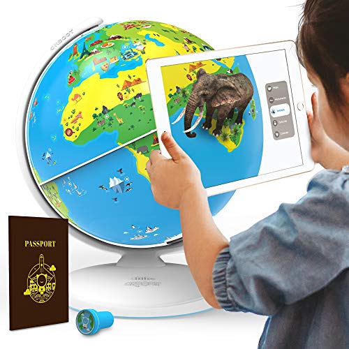 PlayShifu Shifu Orboot: el globo educativo basado en realidad aumentada | STEM juguete para niños y niñas de 4 a 10 años para niños (sin fronteras o nombres en el globo)