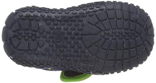 Playshoes Zapatillas Dragón, Pantuflas para Niños, Azul (Marine 11), 28/29 EU