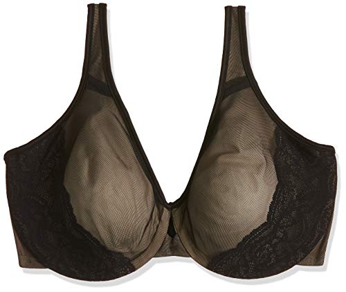 Playtex APP04MU Sujetador Reductor, Negro (Negro/Preto), 110.C para Mujer