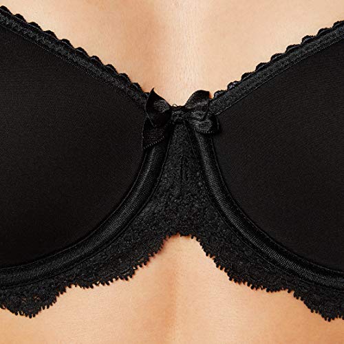 Playtex Flower Elegance Spacer Sujetador con Aros, Negro (Negro/Preto), 105 D para Mujer