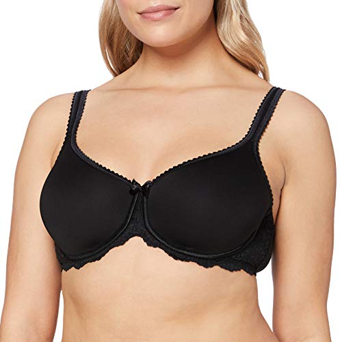 Playtex Flower Elegance Spacer Sujetador con Aros, Negro (Negro/Preto), 105 D para Mujer