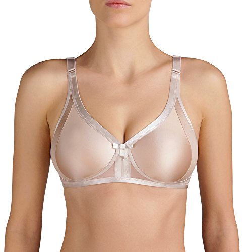 Playtex Ideal Beauty Soft Cup Sujetador sin aros, Beige (Beige 007), 90C para Mujer