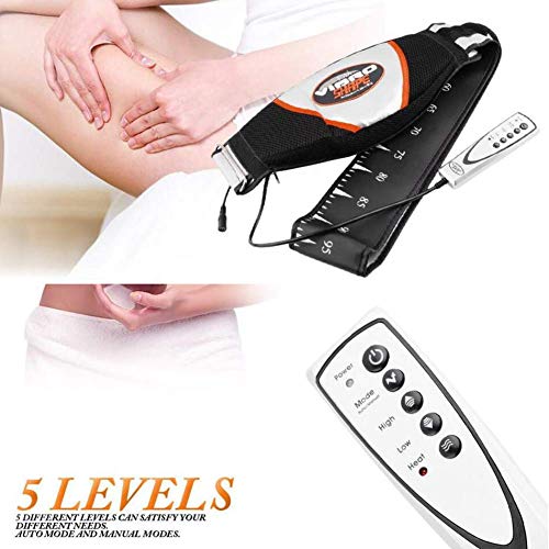 POEO Cinturon Adelgazante, Banda Reductora de Masaje con Efecto Sauna – Banda Adelgazante vibratoria con Sistema de Calor, Moldeadora de Abdominales