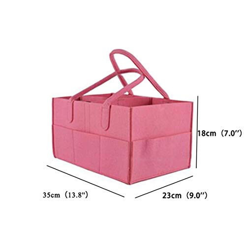 Pokonl Caja De Regalo Para Bebé, Cesta Regalo Bebe Recien Nacido, Caja De Regalo Personalizada Gris, Organizador De Almacenamiento Para Bebé, Bolsa De Viaje En Coche-Pink