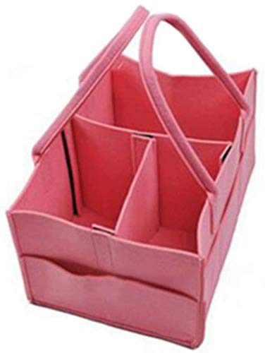 Pokonl Caja De Regalo Para Bebé, Cesta Regalo Bebe Recien Nacido, Caja De Regalo Personalizada Gris, Organizador De Almacenamiento Para Bebé, Bolsa De Viaje En Coche-Pink