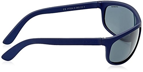 Polaroid P7334 C3 863 63 Gafas de sol, Azul (Bluette/Grey Polarized), Unisex Adulto