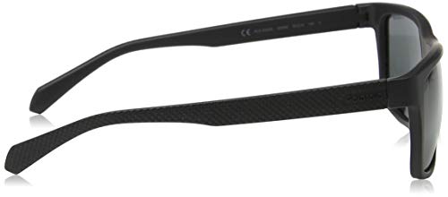 Polaroid PLD 2058/S M9 003 55 Gafas de sol, Negro (Matt Black/Grey Grey), Hombre