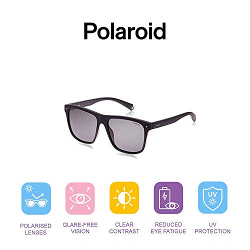 Polaroid PLD 6041/S Gafas de sol, Negro (BLACK), 56 Unisex Adulto