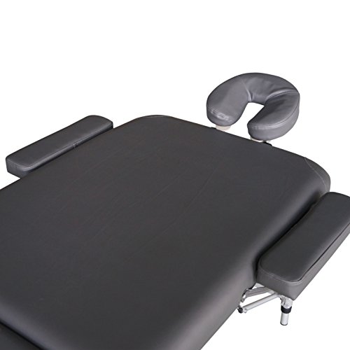 Polironeshop Europa - Camilla portátil, plegable, ligera, con funda, de aluminio, para masajes, tratamientos de estética y fisioterapia, depilación, reconstrucción y decoración de uñas, estudio de tatuajes, medicina ambulatoria, uso deportivo