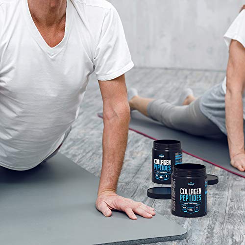 Polvo de Péptidos de Colágeno - No OGM, adecuado para la Dieta Keto, 100% Libre de Gluten - Sin Sabor (400 gramos)