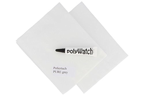 polyWatch Pasta de pulido, incluye 2 gamuzas limpiadoras