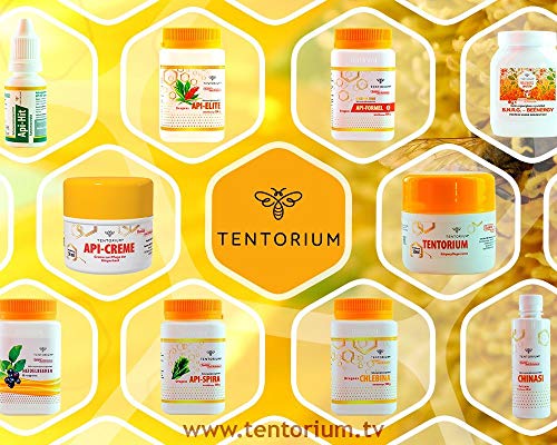Pomada para el dolor de propóleos antiinflamatoria con veneno de abeja y cera de abeja - crema Tentorium 100 ml - contra el dolor articular, el dolor de espalda y el dolor muscular