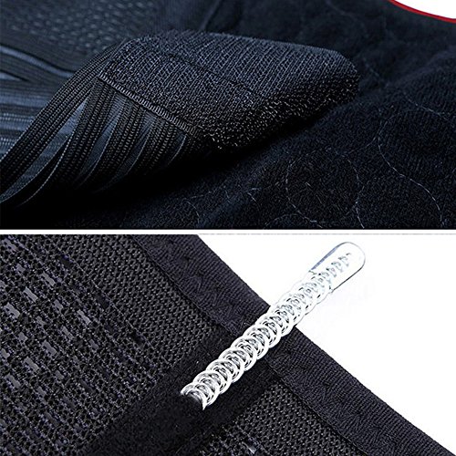 Ponmoo 2 en 1 Transpirable Elástico Recuperación Post-Parto Vientre/Cintura/Soporte Pélvico Cinturón Faja para la Mujer y Maternidad, Faja Postparto Reductora Mujer Recuperación después (Negro, M)