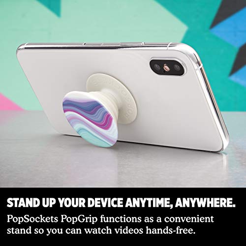 PopSockets PopGrip - Soporte y Agarre para Teléfonos Móviles y Tabletas con un Top Intercambiable - Metamorphic