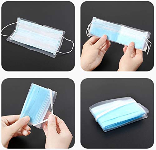 PORTA MASCARILLA Rosa Light, Azul Light , Blanco (SET DE 3)