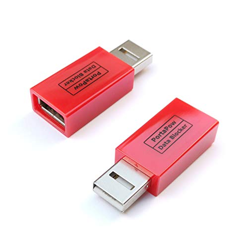 PortaPow carga rápida con adaptador USB Bloque de datos con SmartCharge Chip (Pack de 2)