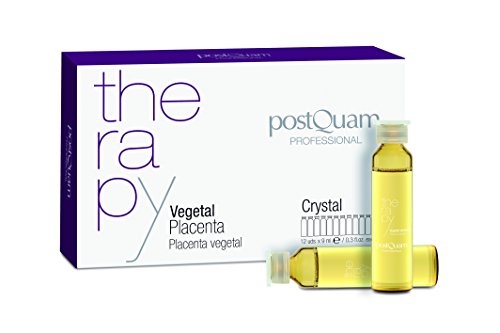 Postquam - Therapy | Pack Ampollas Anticaida Cabello Mujer/Hombre con Placenta Vegetal - 24 Ampollas x 9 ml