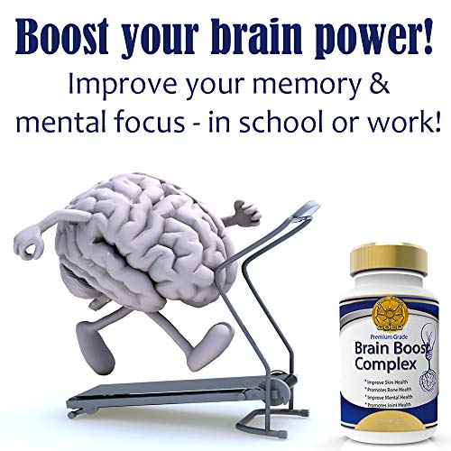 Potenciador Cerebral Nootrópicos Fuerza Max Con Vitaminas Para Memoria, Foco, Concentración, Mejoramiento de la Función Cognitiva y Neuro Nutrición