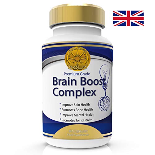 Potenciador Cerebral Nootrópicos Fuerza Max Con Vitaminas Para Memoria, Foco, Concentración, Mejoramiento de la Función Cognitiva y Neuro Nutrición