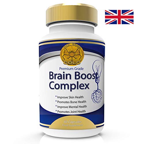 Potenciador Cerebral Nootrópicos Fuerza Max Con Vitaminas Para Memoria, Foco, Concentración, Mejoramiento de la Función Cognitiva y Neuro Nutrición