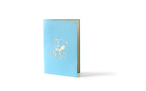 Poussette Garçon, bébé douche Carte, nouveau bébé, carte Félicitations Carte, carte d'anniversaire, G13.2