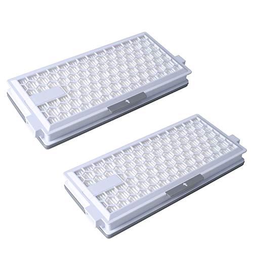 Poweka SF-HA50 HEPA Airclean 50 Filtro compatible con aspiradoras Miele Complete C3 C2 Compact C1 C2 S8340 S6240 S5211 S8000 S6000 S5000 S4000 2 2pc