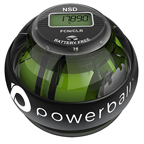 Powerball NSD 280Hz Autostart Ejercitador de Brazo, y Fortalecedor de Antebrazos, Mano y Muñeca, Negro (Pro)